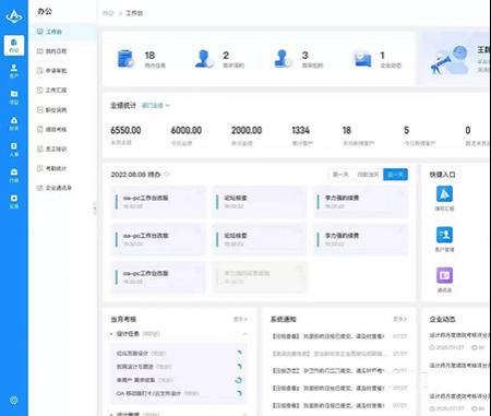 基于Laravel 9框架OA办公系统源码PHP+Vue前后端分离 智能办公系统完整可商用